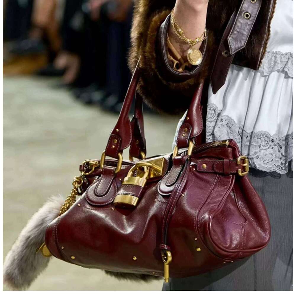 Designer handbag Metal Handle Clutch Women Exquisite Crossbody Underarm Lock Buckle Bags Female Tote Bag