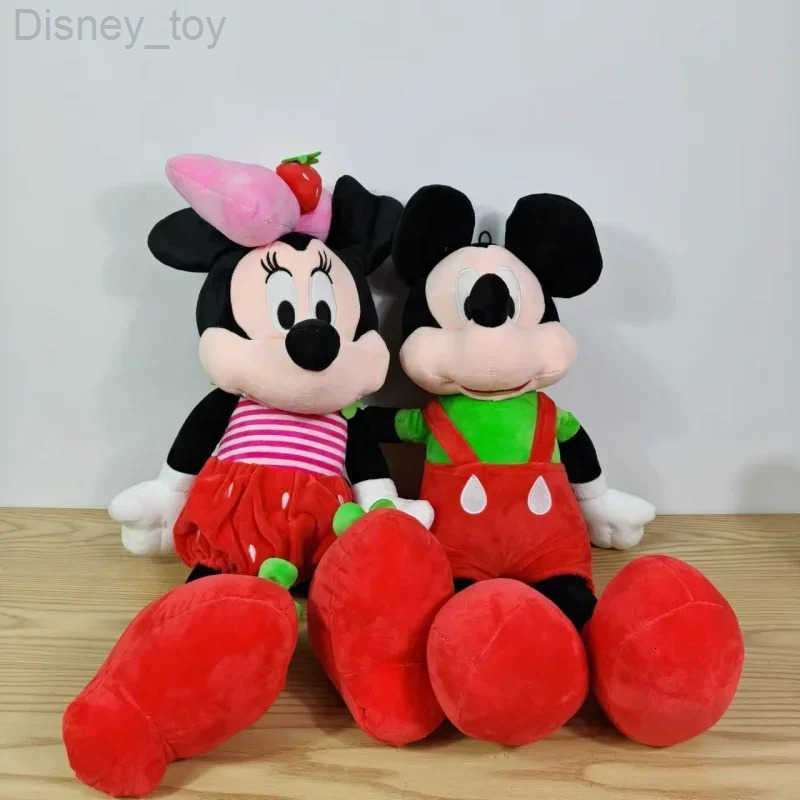 Disney Lovely Mickey Mouse Minnie Anime Stuffed Soft Plush Doll Toy Throw Pillow Children Christmas Birthday Present H251013