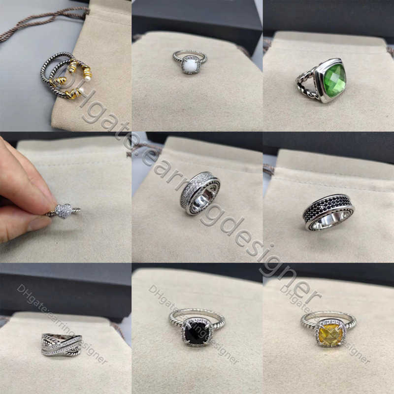 Band Ring silver series gold twisted rings original Vintage craft Luxury Designer Jewelry with Exquisite for women Friends Lovers Wedding gift