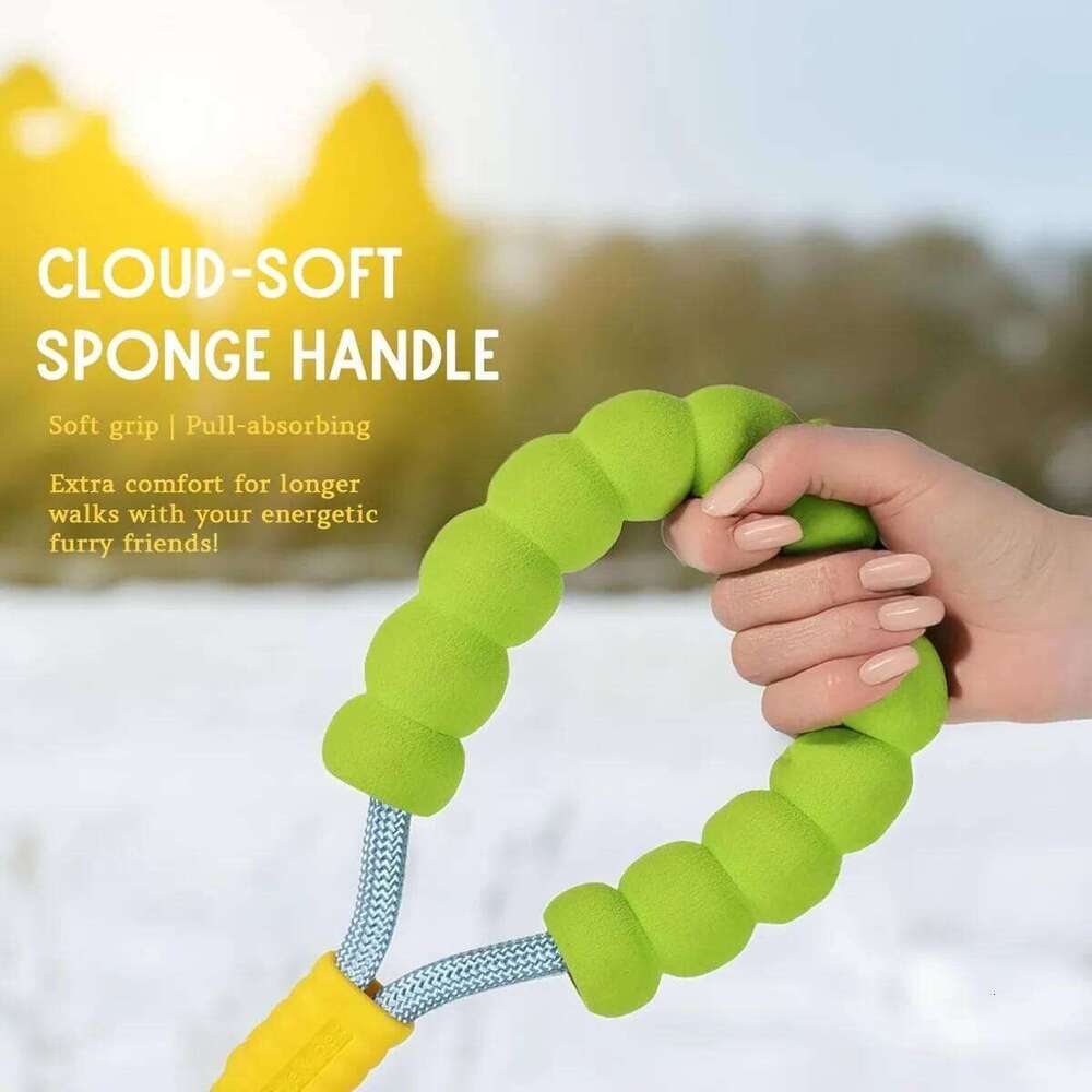 Hands Free Double Dog Wear-resistant Adjustable 360° Swivel No Tangle Leash with Padded Handles for Pet Walking Supplies