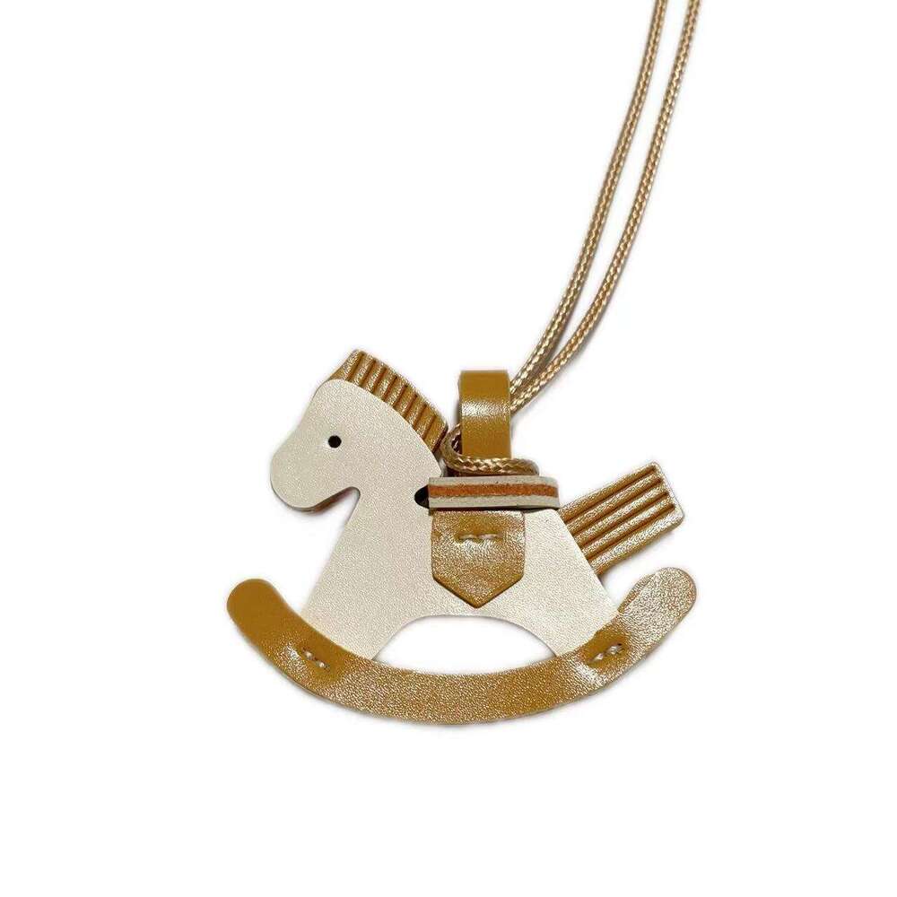 Bag pony charms Designer charm bag pandent three dimensional little horse for Women men Fashion Unique Backpack accessories