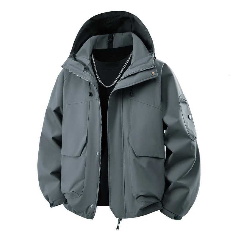 Outdoor Unisex Windproof Waterproof Spring Autumn Cam Fishing Hooded Sport Coat Running Hiking Coup Charge Y251013
