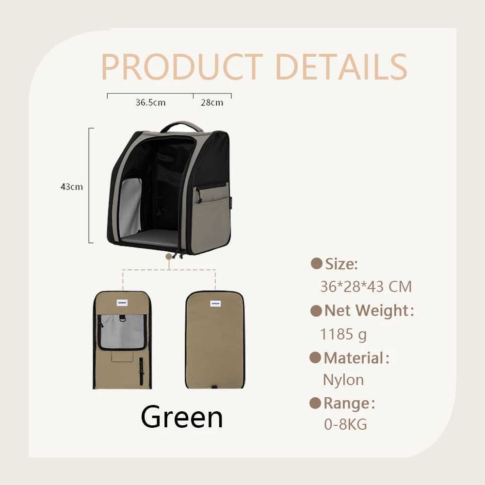 Cat Backpack Carrier Expandable Pet Carrier Backpack for Small Dogs Medium Cats Foldable Puppy Backpack Carrier for Travel C251013