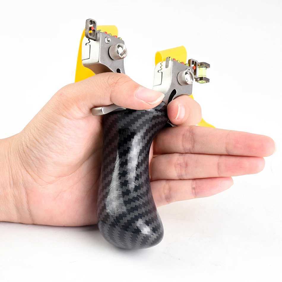 8020 Fiber Optic Aiming Slingshot 304 Metal Cnc Fast Prure Catapult Outdoor Hunting and Shooting Practice Package Y251013
