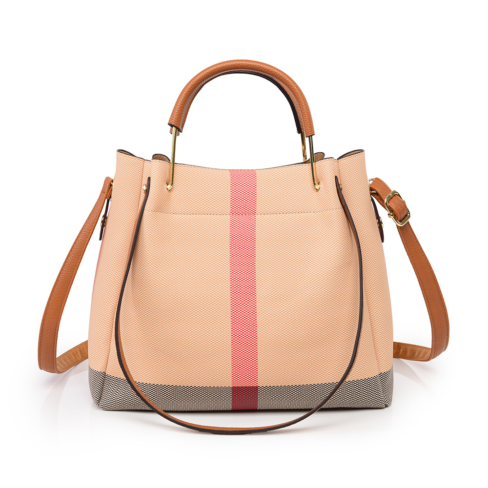 New style bucket for women stylish fashionable large capacity high handbag versatile shoulder and cross body bag new design