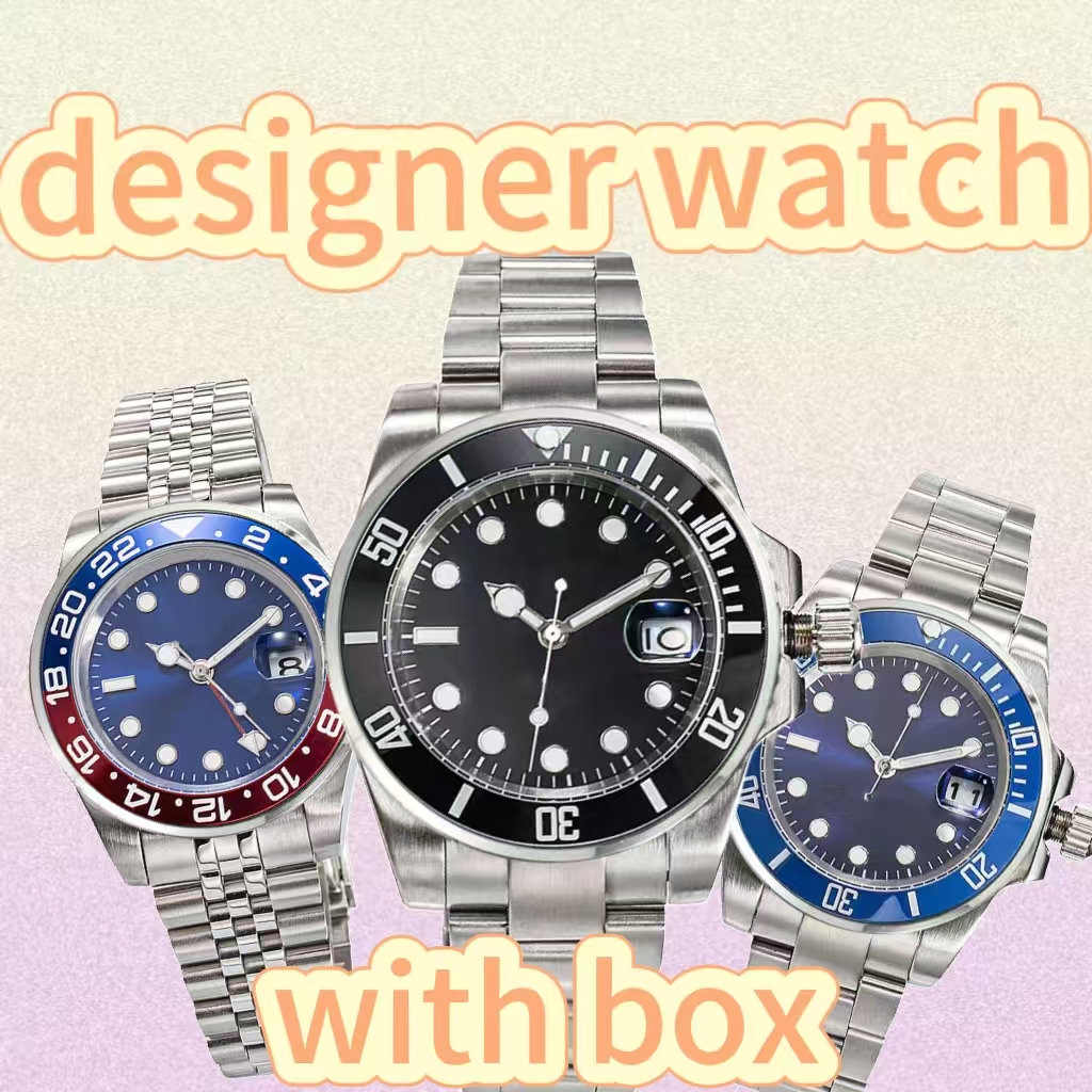 watch luxury designer men's watch men's mechanical automatic luminous watch montre de luxe relojes sapphire with box