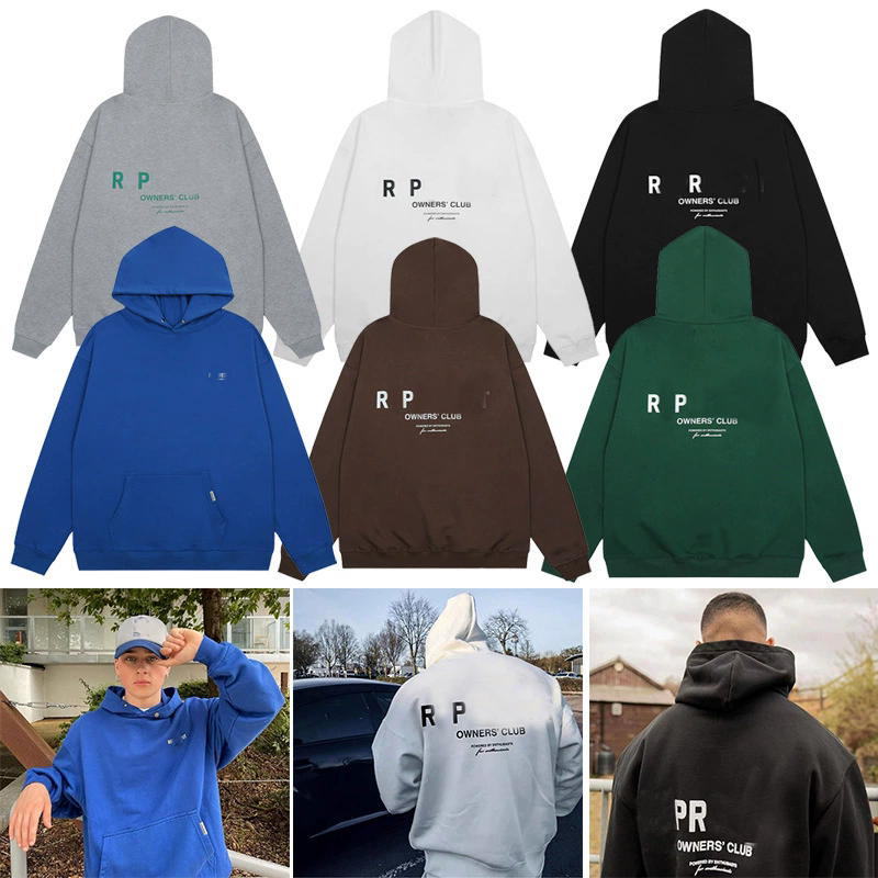 Men's Hoodies Letters Printing Autumn Fashion Hoodie High Street Women Hooded Sweatshirts Casual Long Sleeve Pullover Tops