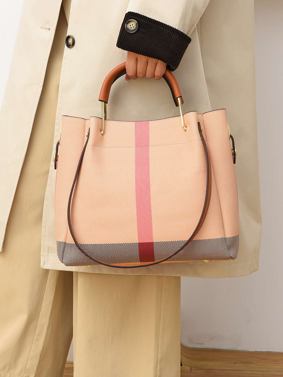 New style bucket for women stylish fashionable large capacity high handbag versatile shoulder and cross body bag new design