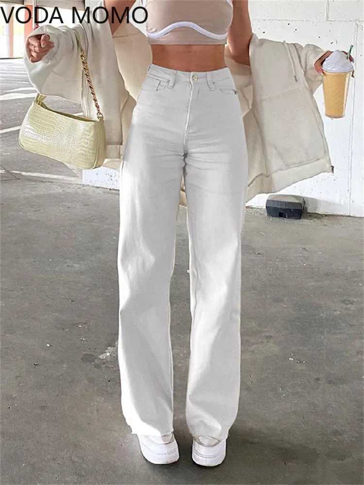 Womens Pure Cotton Trousers Hot Girl Style High Waist Slimming Denim Flared Pants Jeans Female Womens Black Casual PantsT251013