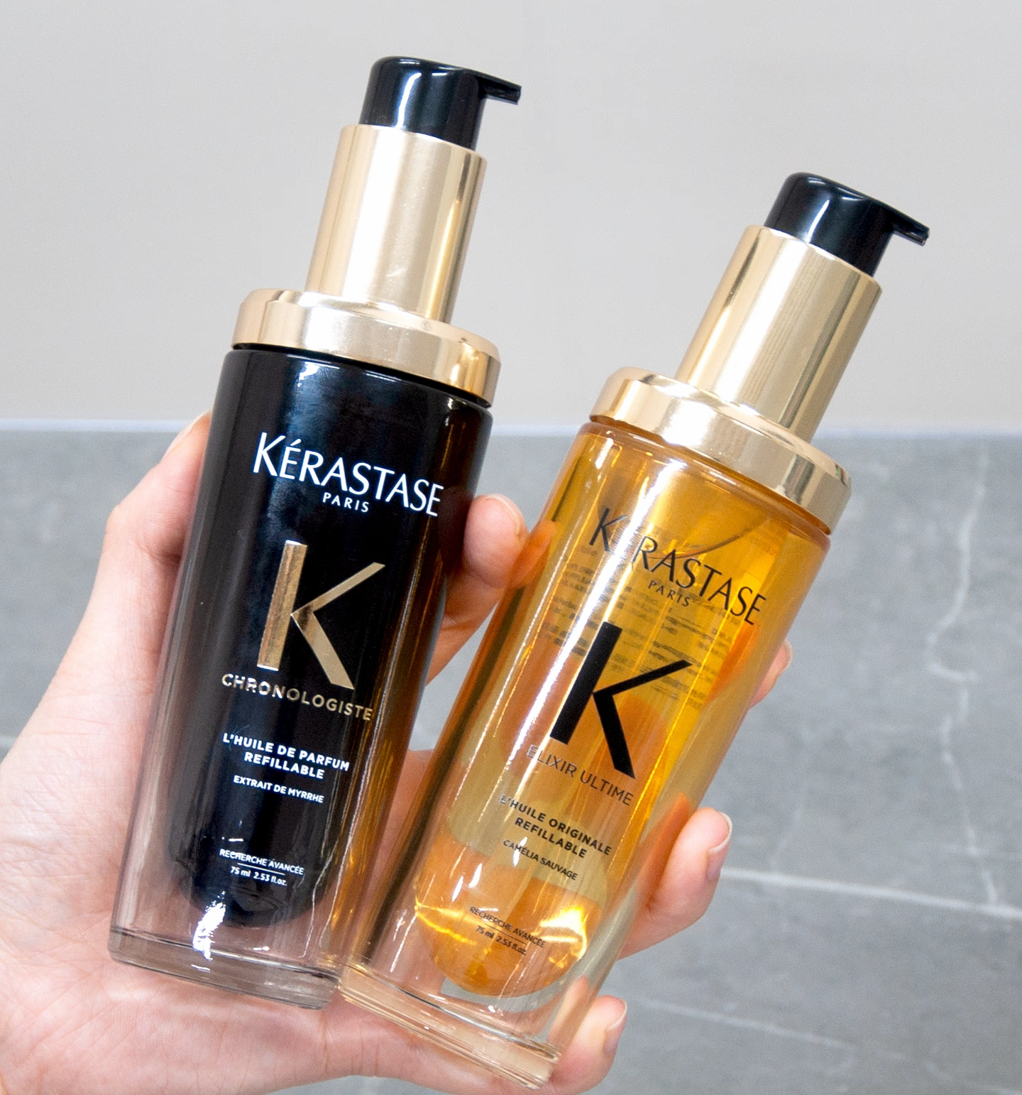 KERASTASE Hair Care Repair Moisturizing Smooth Hair 75ml Essential Oil Black Diamond Caviar Camellia Oil Essential Oil High Quality Fast Shipping