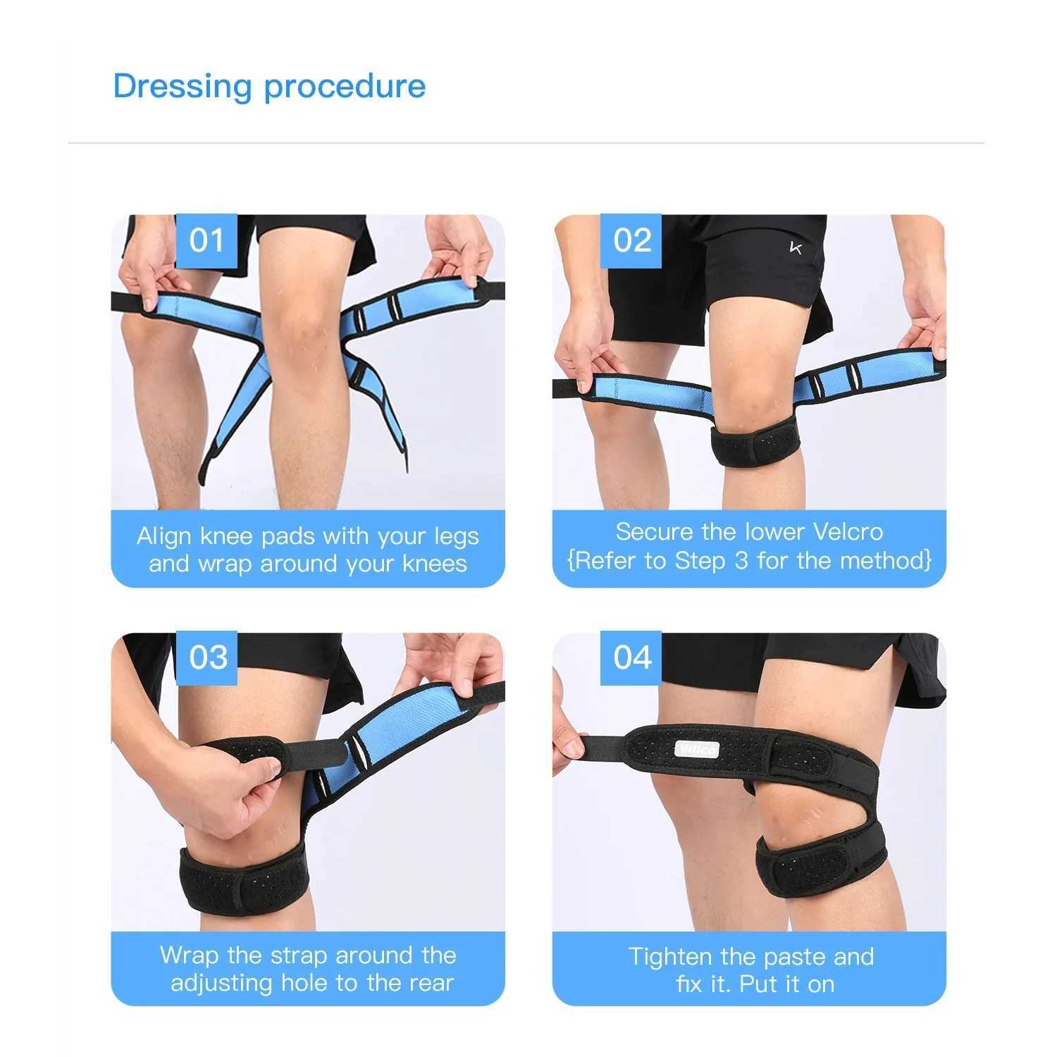 1Pcs Band StrapAdjustable Iliotibial KneeThigh Hip ITB Syndrome Compression Wrap SupportBreathable Patellar Tendonitis C251013