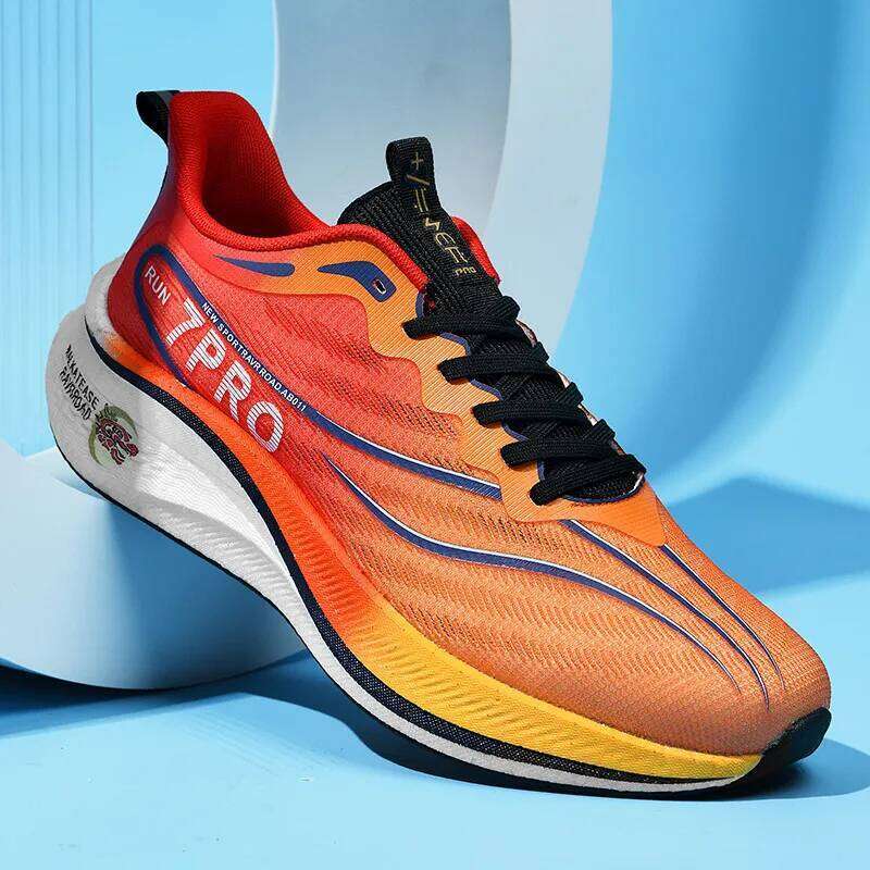 2025 Summer Men's Running New Professional Carbon Plate Sports Training Outdoor Non-slip Shock-absorbing Tennis Shoes