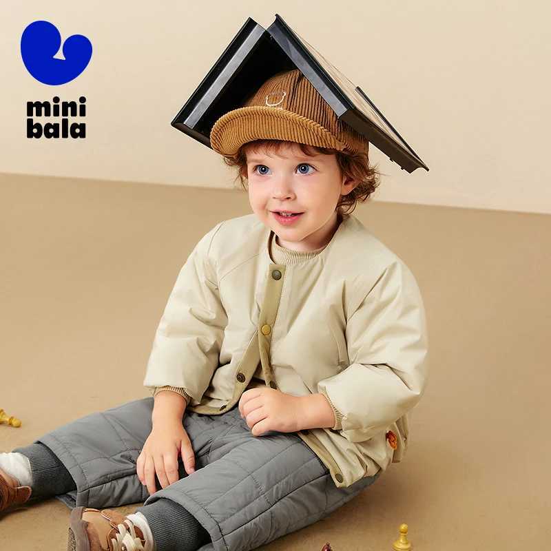 Mini Bala Kids Cotton Jacket 2025 Winter New Warm Padded Coat for Babies and Toddlers C251013