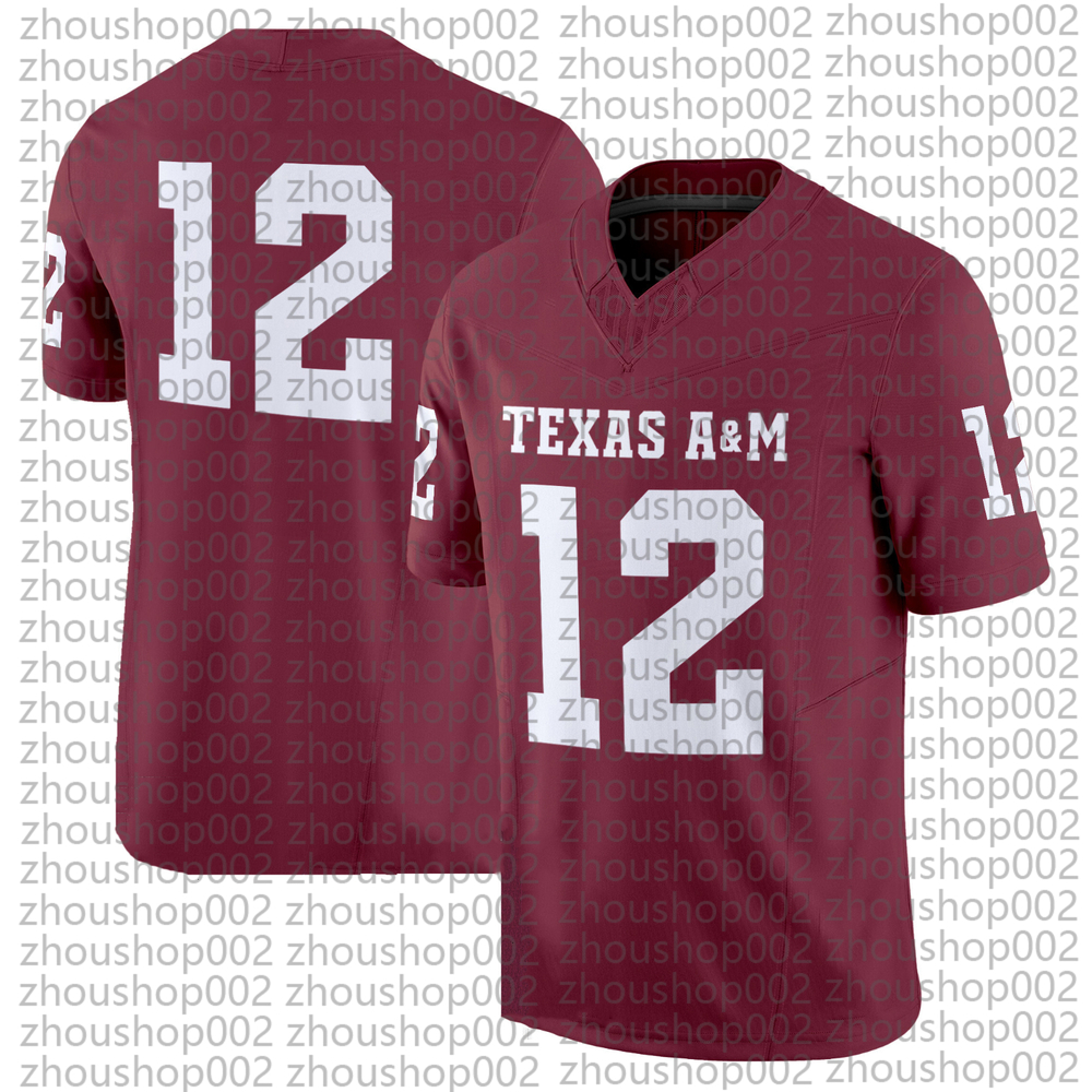 2025 Texas A M College Football Jersey Moss Johnny Manziel Marcel Reed Von Miller Aggies Custom Men Women Youth Jesreys