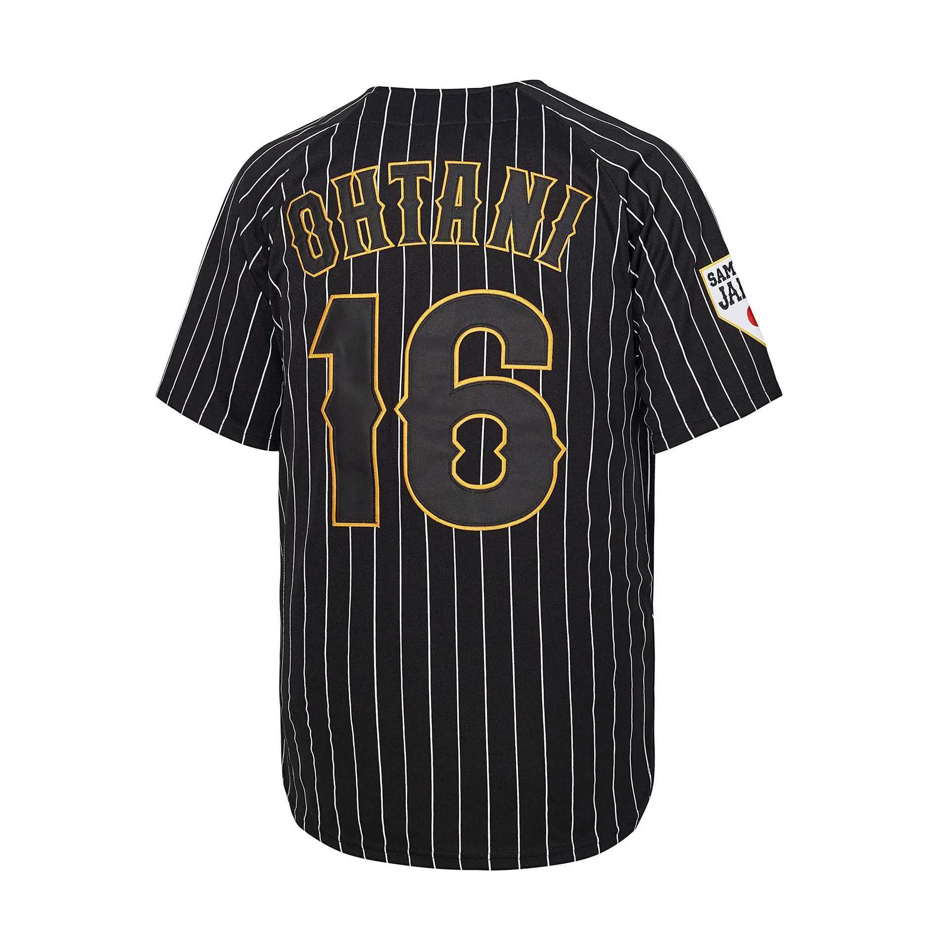 Japan 16 OHTANI Sewing broidery Cheap Highquality Outdoor Sportswear Hip Hop High Street Baseball Jersey Three Colors W251013