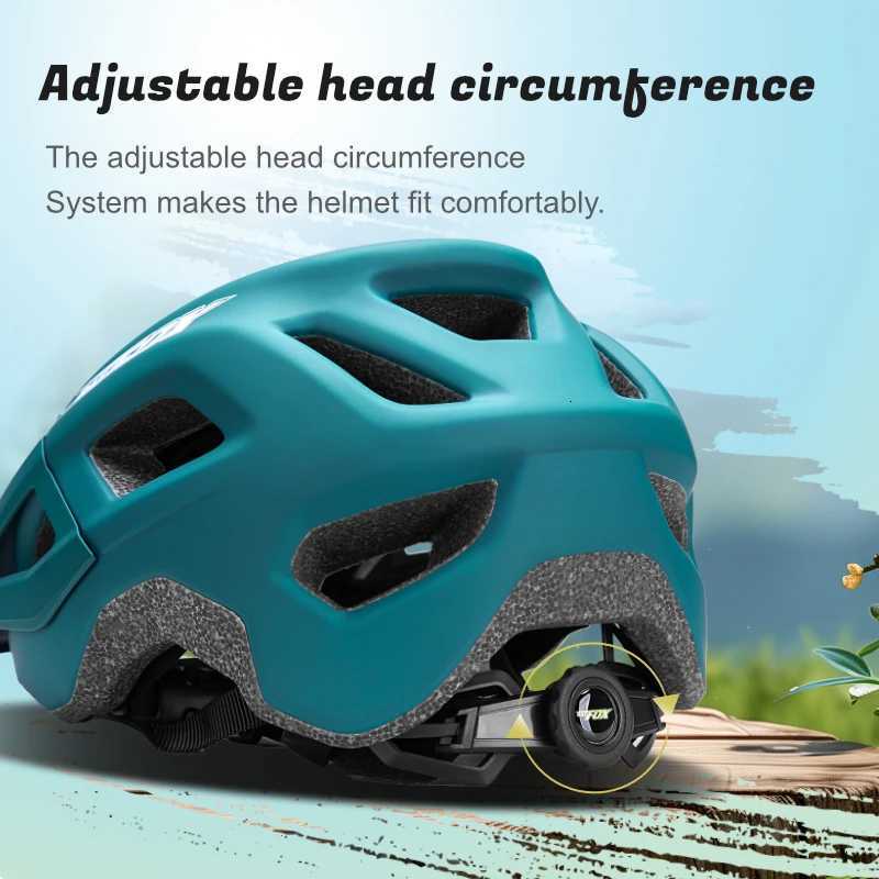 BATFOX Professional Bike Helmet Man Women Lightweight PC ShellEPS Liner Adjustable OffRoad Cycling Safety MTB bicycle helmets D251013