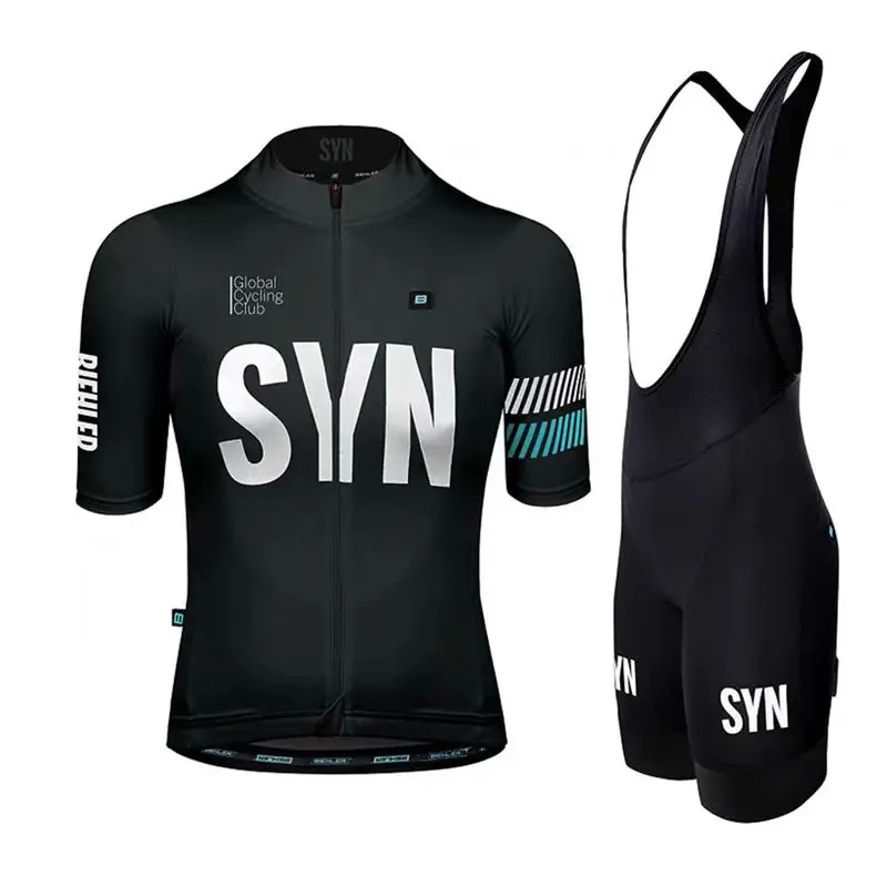 SYN CYCLING JERSEY Mens and womens summer road cycling short sleeved set breathable quick drying jersey bib 251013
