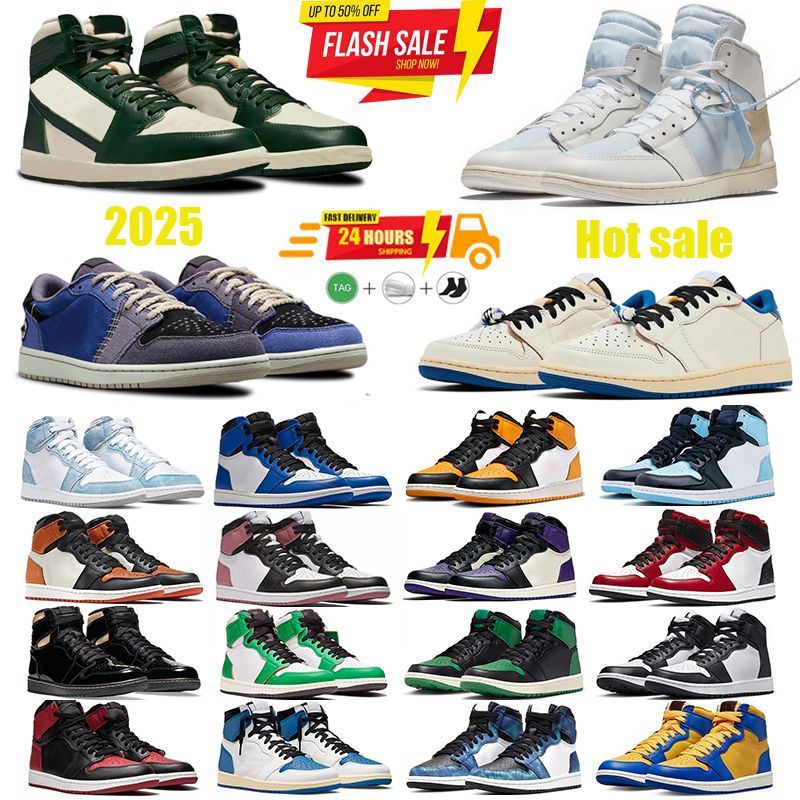1s basketball 1 designer shoes Pro Green Voodoo Alternate Chicago Veet Brown Shattered Backboard Alaska men women sneakers trainers sports outdoor shoe