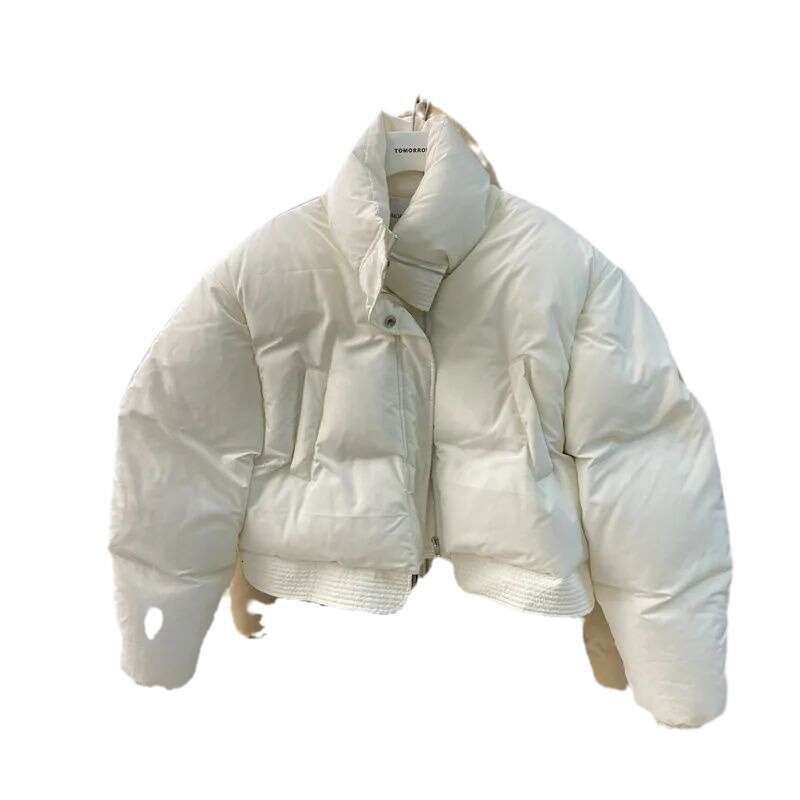 Korean Style Autumn Winter New Boutique Women's Petite Fashion Simple Niche Versatile Cotton Jacket B5