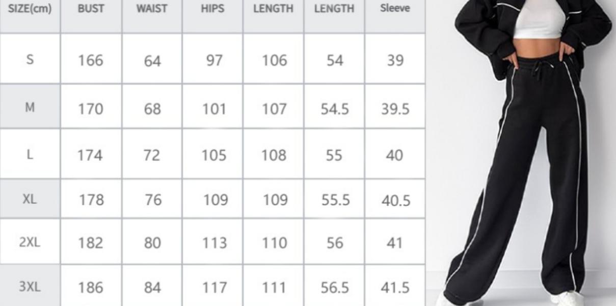 Women's Two Piece Pants Sport Stripe Sweatshirt Set Women Stand Collar Long Sleeve Elastic Waist Pant Sets Female 2025 Autumn Winter