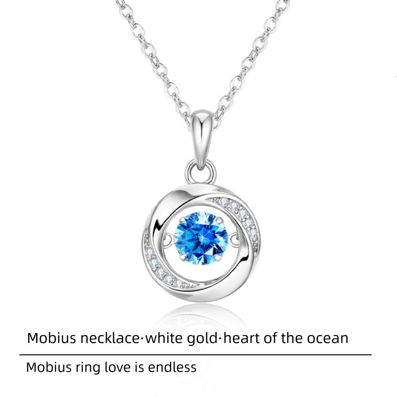 Mobius Flexible Necklace for Women, Fashionable Light Luxury New Style, Unique Design Jewelry, Birthday Gift for Girlfriend ddmytues