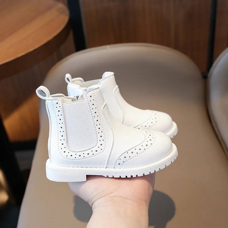 Jogerli Autumn Winter Baby Boys Girls Casual Boots Retro Style Children Short Soft Sole Anti Slip Kids Outdoor Footwear 251017