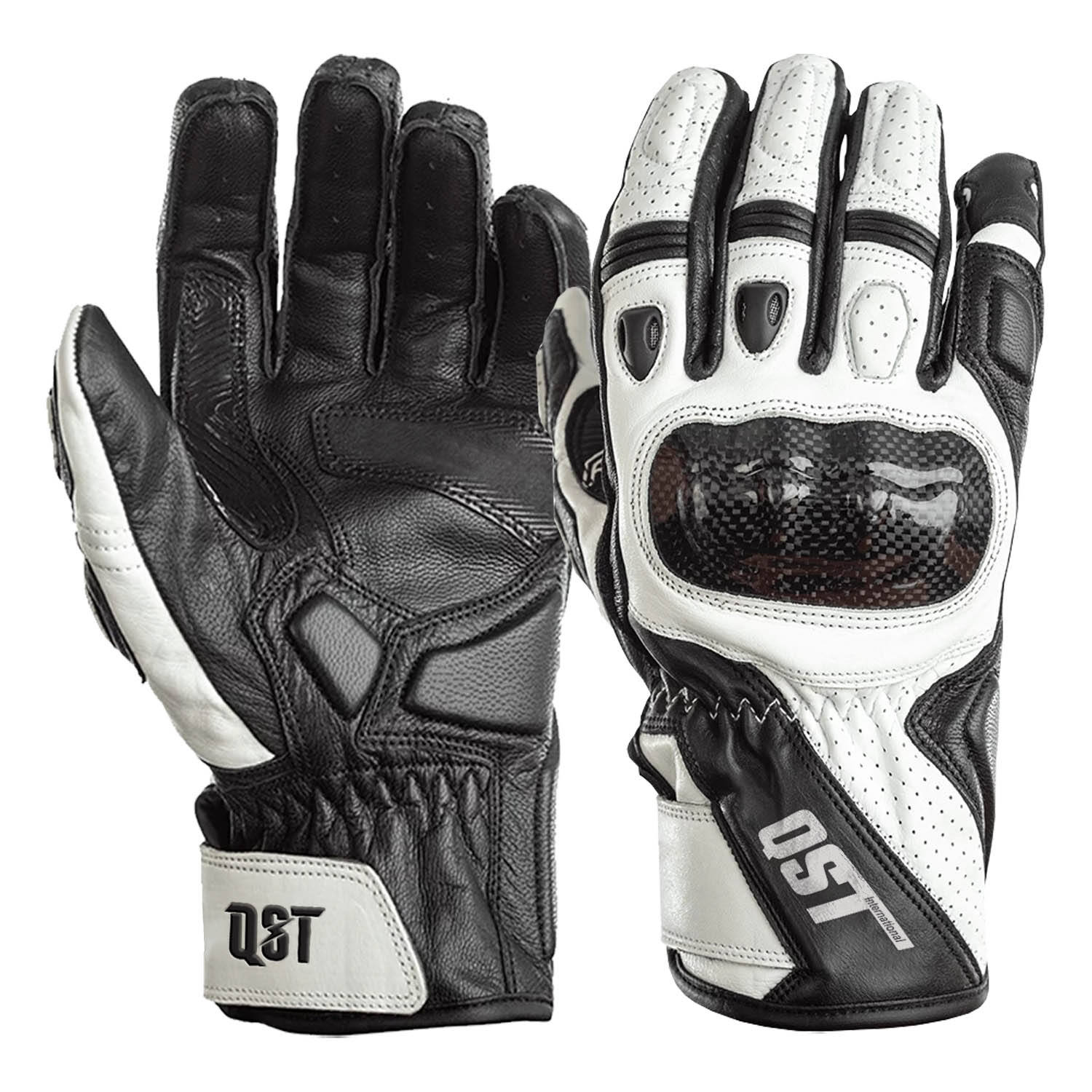 Full Finger Motorcycle Racing Gloves Thickened Genuine Leather Hard Knuckle Riding Gloves
