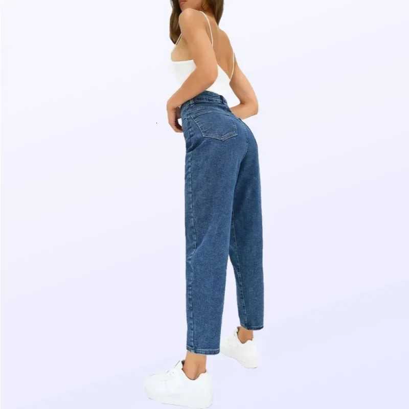 Womens High Waist Straight Leg Jeans Summer Breathable Loose Fit Versatile Comfortable Long Pants Commute Casual StyleT251013