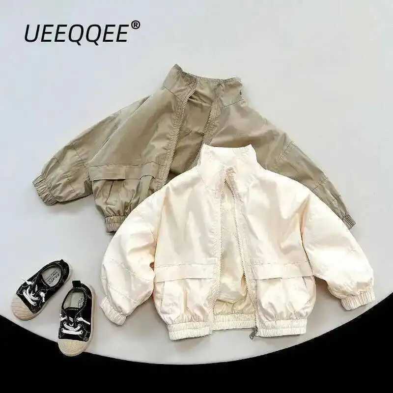 Spring Autumn Children Jackets 18Y Boys Cotton Spliced Zipper Soild Casual Coats Korean Tops Toddler Outerwear For Kids Clothes C251013