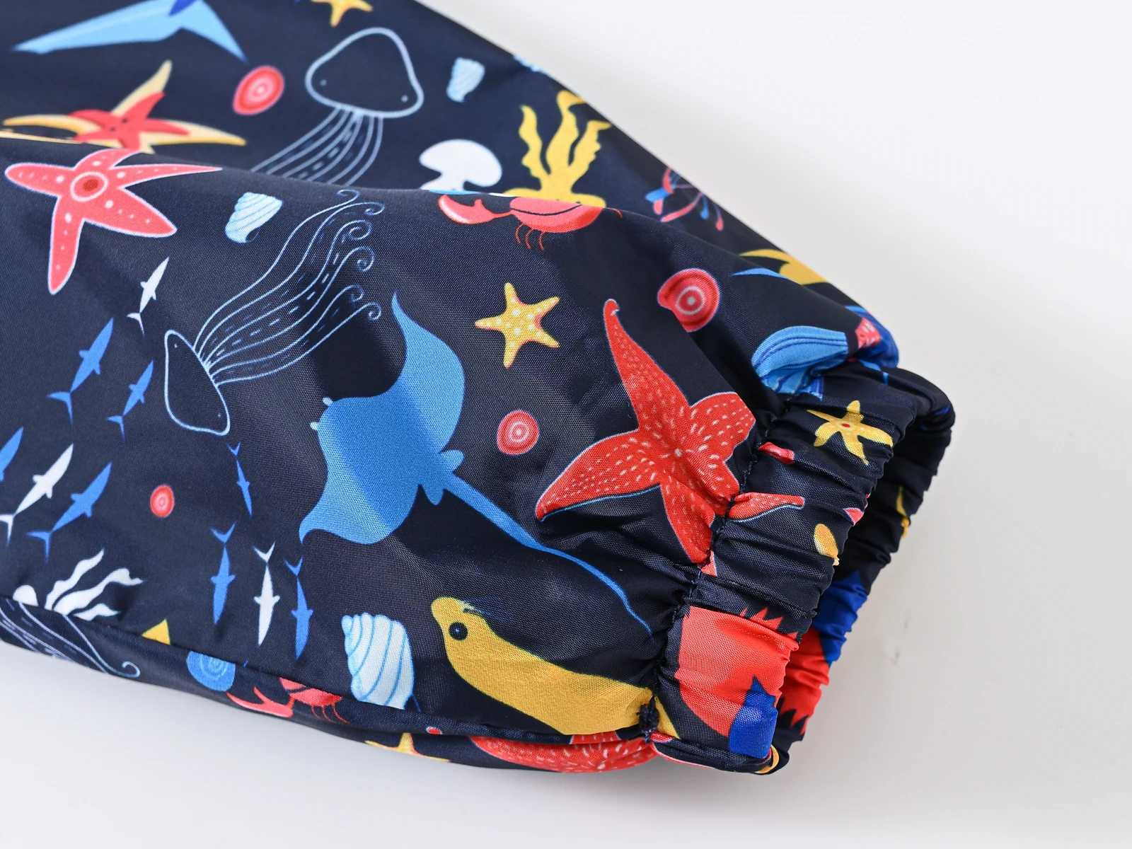 Boys and Girls Wind Cap Coat Assorted Cartoon Pattern Printed Zipper Coat Children Spring Wear C251013