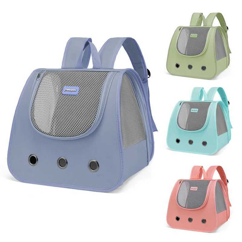 Cat bag portable backpack for going out foldable portable breathable cat bag backpack walking cat bag pet supplies C251013