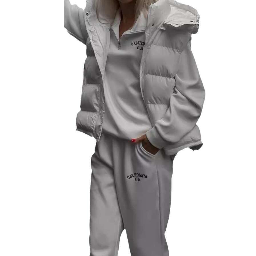 Autumn Winter New Fashion Trend Hot Girl Street Style Thickened Warm Vest Sleeveless Cotton Jacket B5