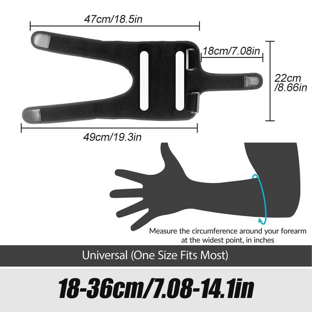 1pc Elbow Brace Adjustable Elbow Compression Sleeve with Removable SplintsUlnar Nerve Entrapment BraceTendonitis Elbow Splint C251013