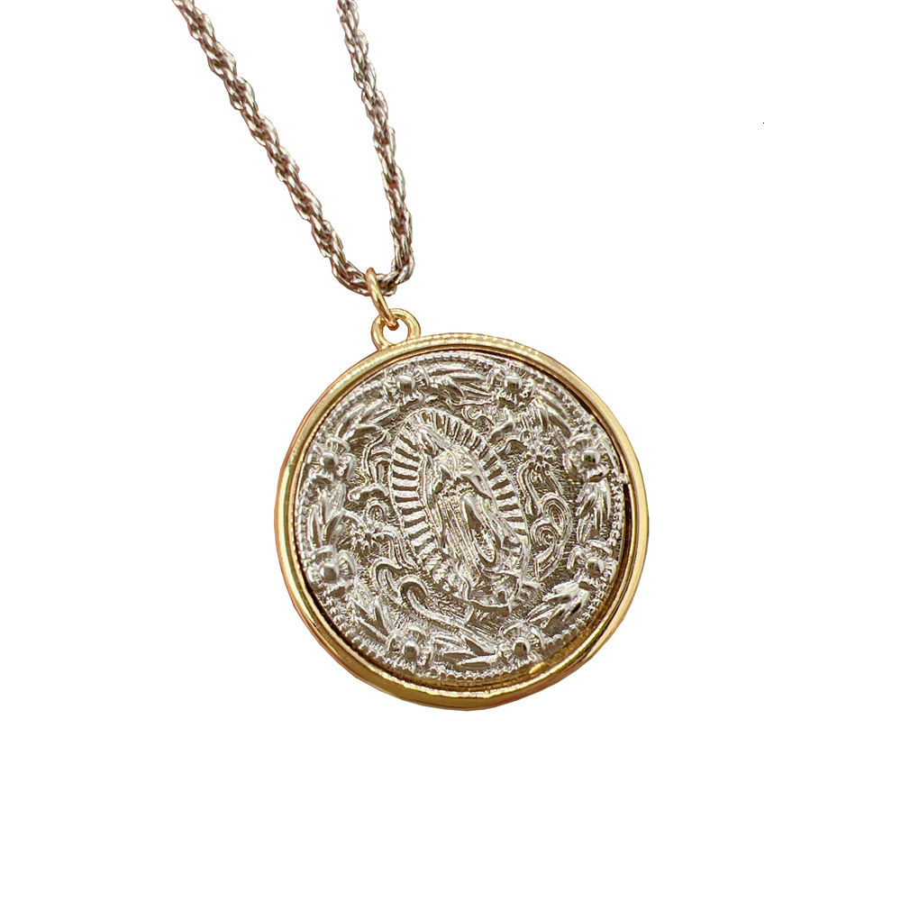 British Orla Large Statement Coin pendant Necklace Penny Collectibles Magic Coin Home Decoration Craft Coins Liberty Half Dollar 240807