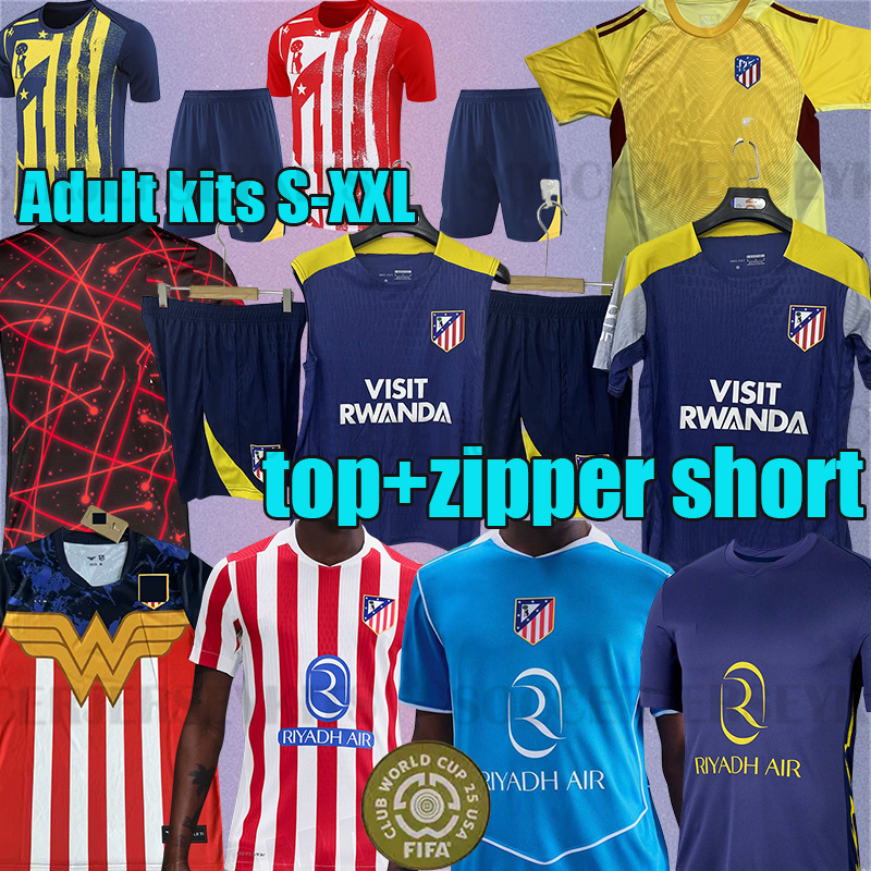 Atleticos soccer jerseys MaDrid GRIEZMANN 25 26 LLORENTE KOKE ALEX BAENA ALMADA ATM football shirt kids kit sets uniforms ALVAREZ 2025 2026 GALLAGHER shirts