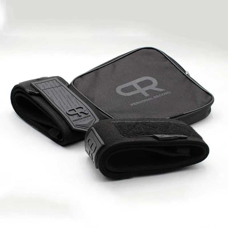 Fitness Elbow Support Heavy Duty All Black Elbow Pads Bandage Adjustable Weightlifting Bench Press CrossFit Training Wraps Strap C251013