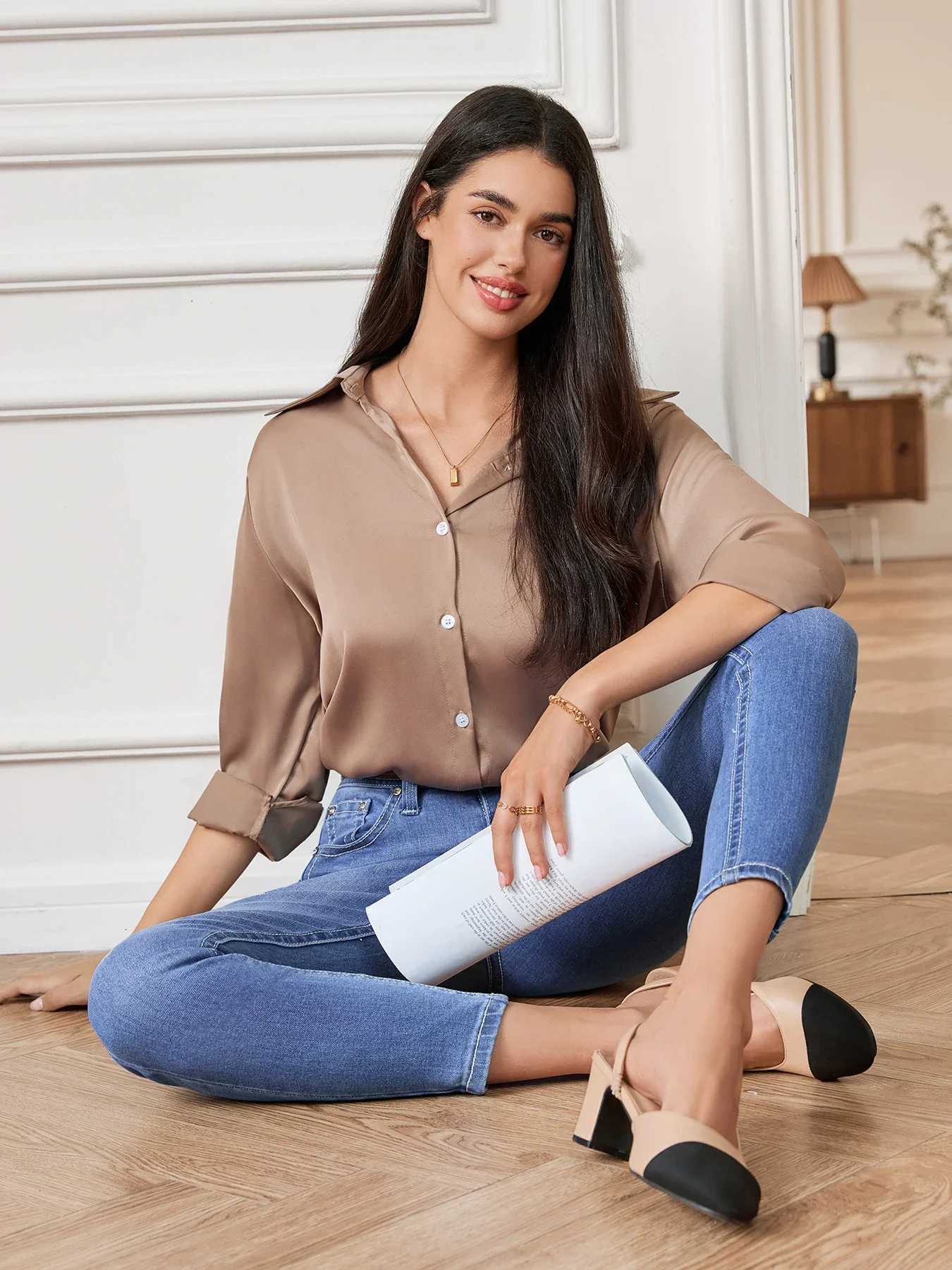 Trendy Womens High Waisted Jeans Straight Slim Fit Denim Pants Versatile Casual Style Vintage Wash Office Lady TrousersT251013