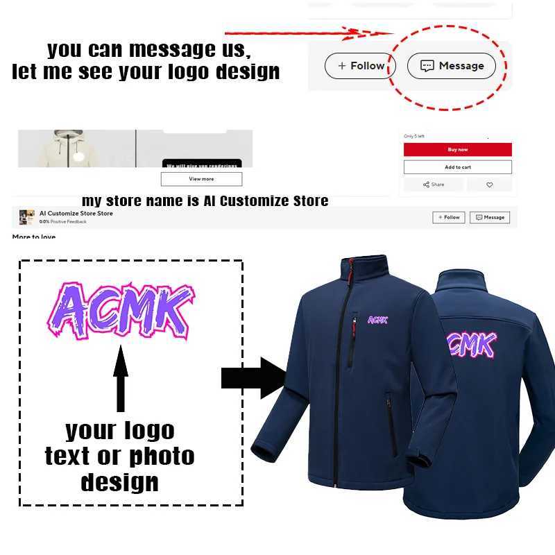 Custom Print Your Brand Men Womens Waterproof Sports Coats Hiking Cam Skiing king Ma Fa s Windbreaker Y251013