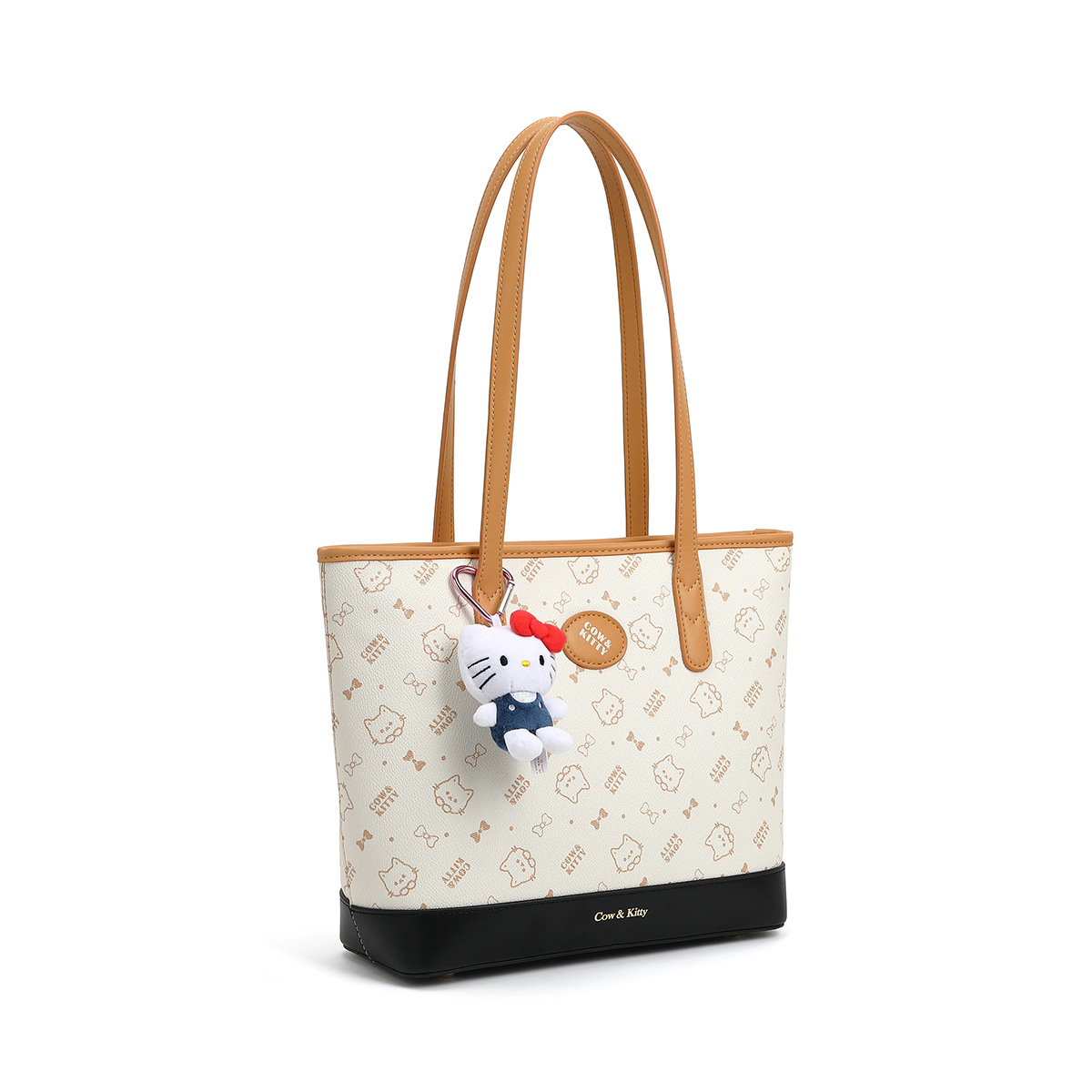 Cow & Kitty designer bag free shipping 2025 New Fashionable new trendy casual handbag large capacity commuting tote bag for woman