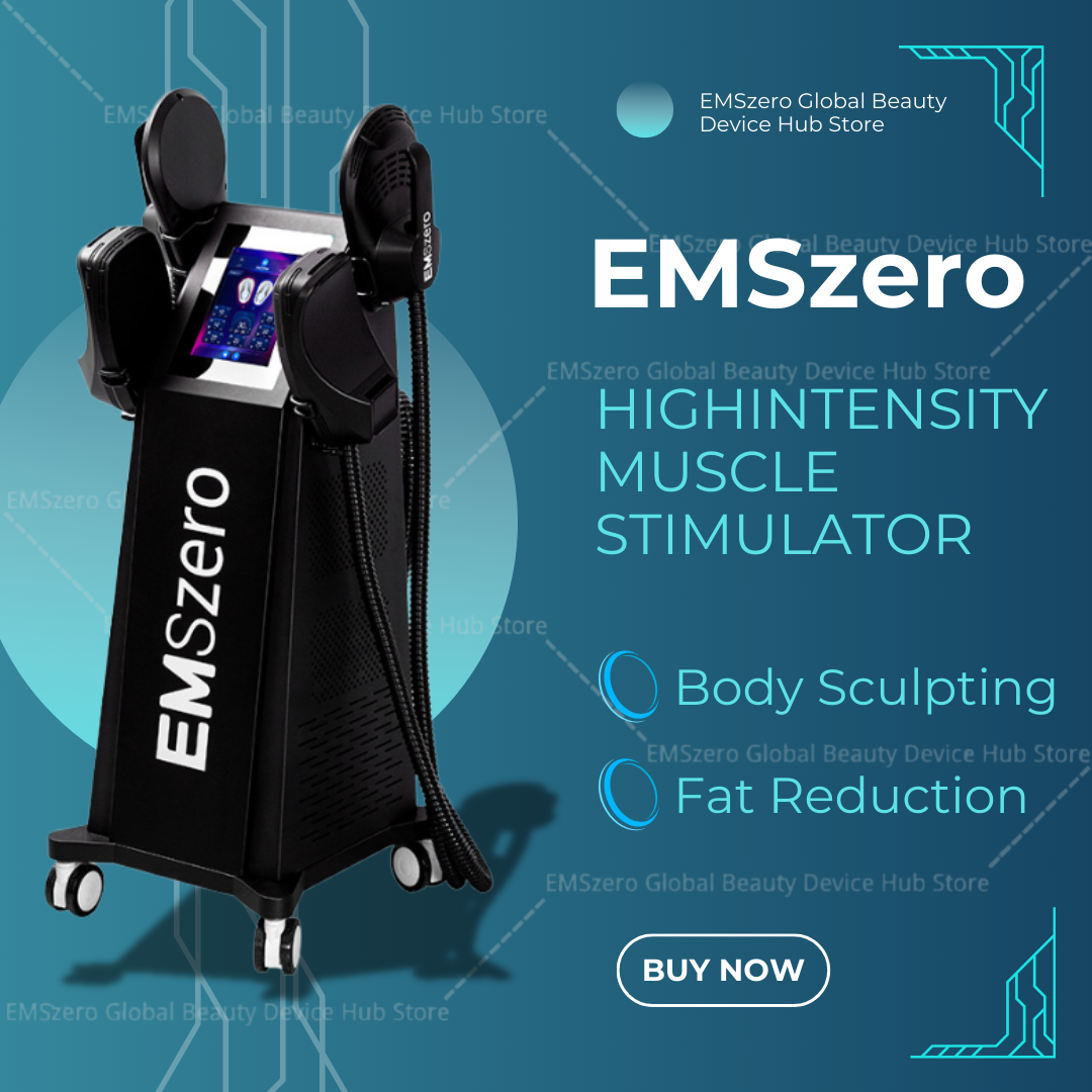 EMSzero RF 15 Tesla Electrical Muscle Stimulation 6500W Body Contouring Device for Slimming and Muscle Activation