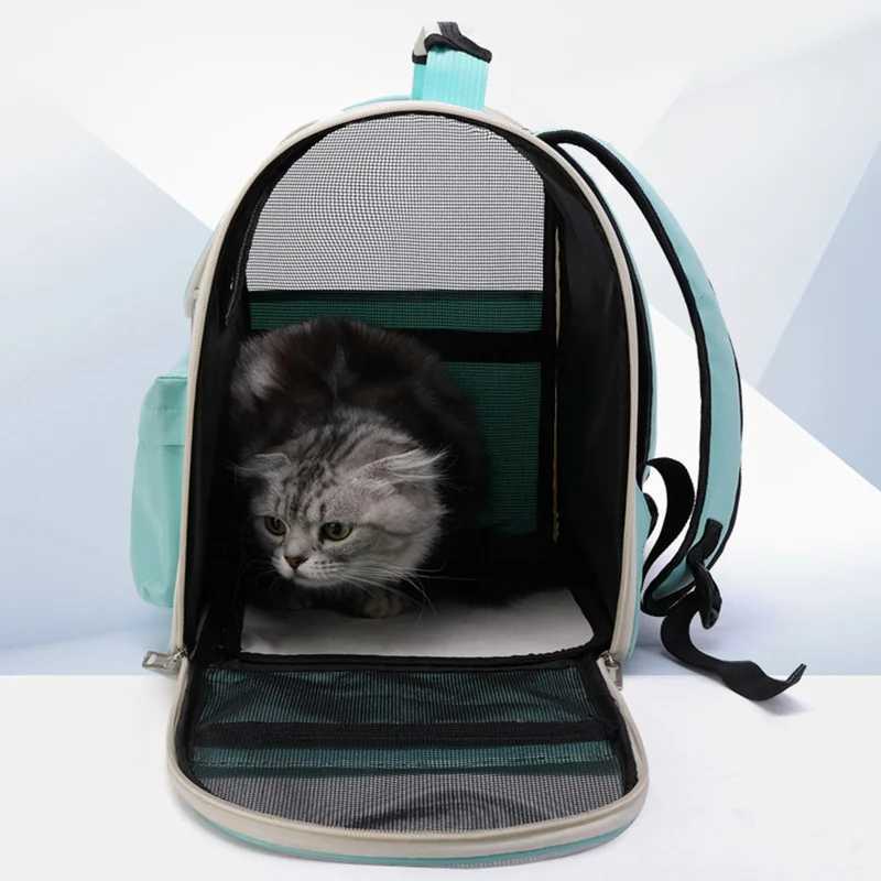 Cat Carrier Bags Windproof Outdoor Travel Backpack for Cat Small Dogs Transport Carrying Bag Cat Backpack Carriers With Cushion C251013