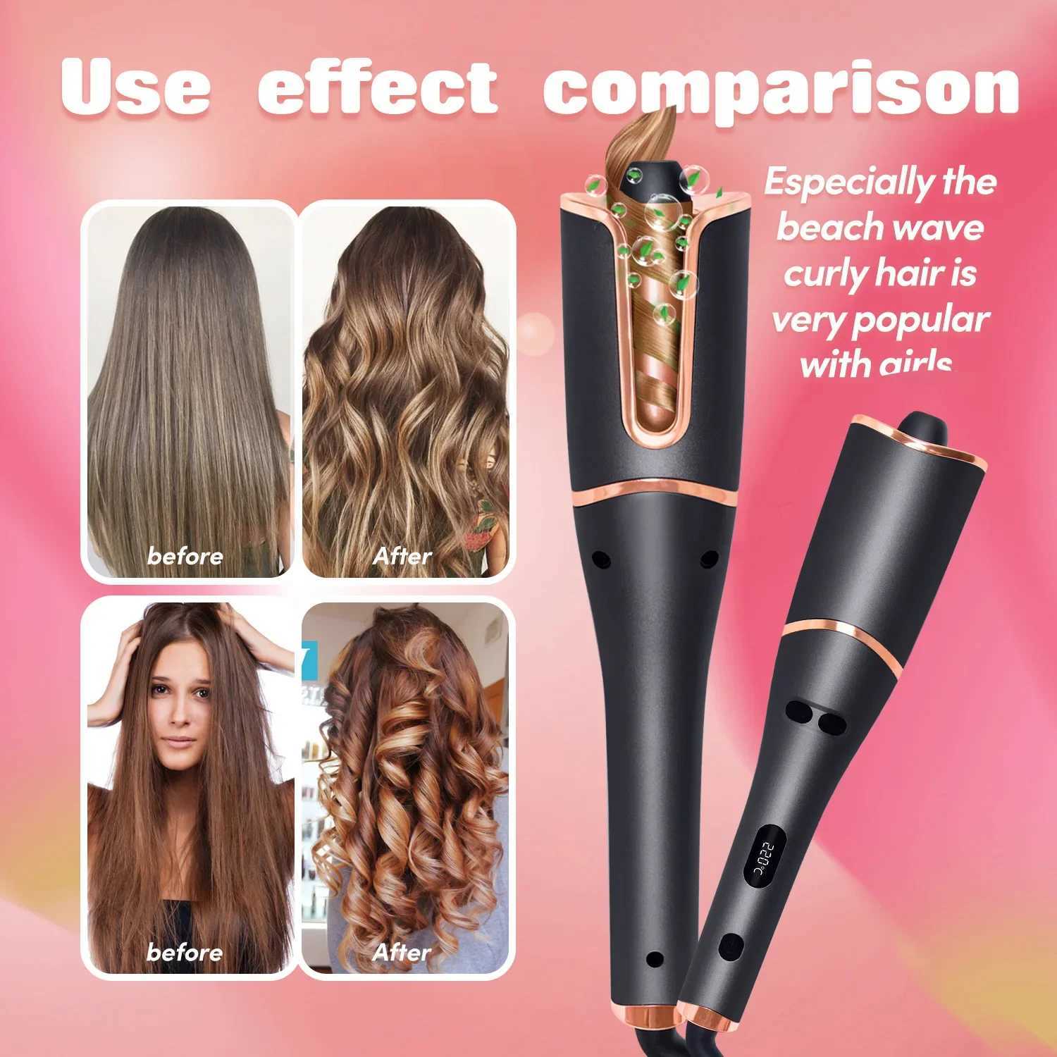 Automatically Hair Curler Automatic Looper Wavy Crimping Curl Tool Wave Roll Ferro Ringlet Loop Roller Electric Curly Waver Iron S251013