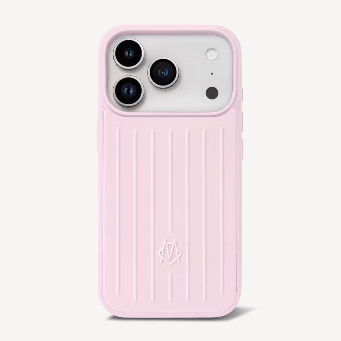 NEW RIM Phone Case Suitcase Designer iPhone Case for Apple iPhone 17 Pro Max 16 15 14 13 Top-quality Polycarbonate Aluminum Alloy MagSafe Weave Back C