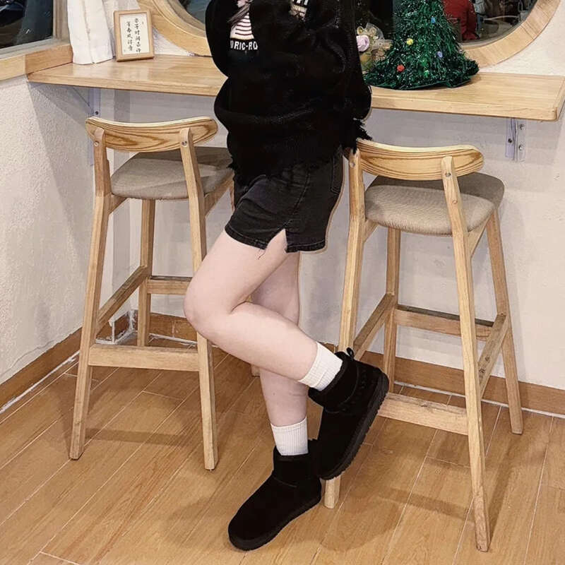 2025 Women's Cotton Shoes for Autumn and Winter Thickened Snow Boots with Thick Bottom