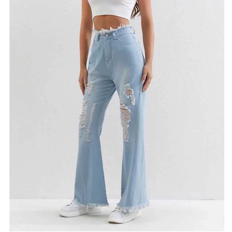 Womens Jeans Flared Pants Retro Low Rise Stretch Slim Fit Versatile Autumn Winter Fashion Trendy New Style Womens pantsT251013