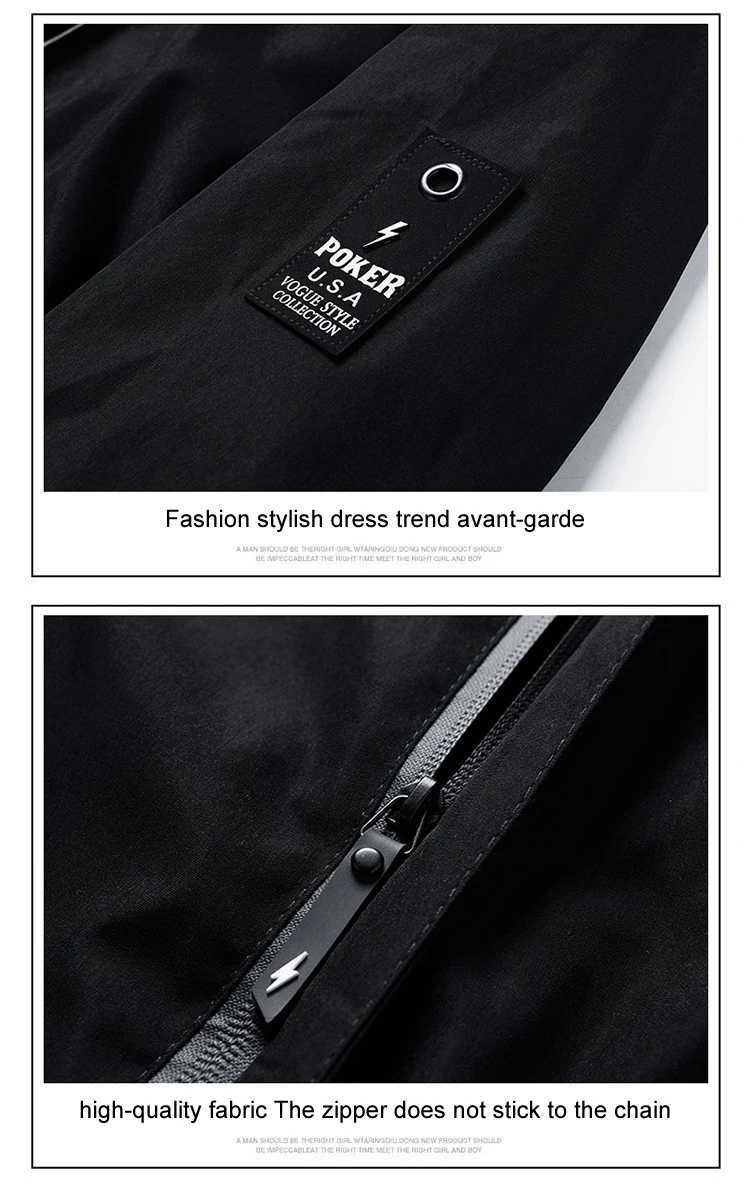 2025new mens fashionab zipper highquality windproof waterproof outdoor comfortab hooded Spring and Autumn Y251013