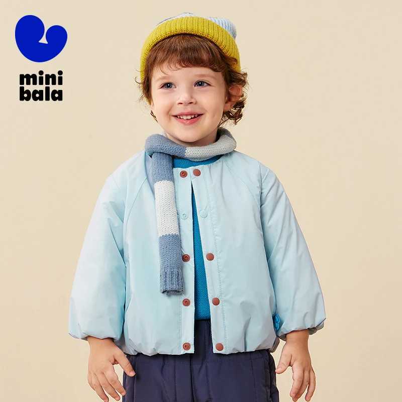 Mini Bala Kids Cotton Jacket 2025 Winter New Warm Padded Coat for Babies and Toddlers C251013