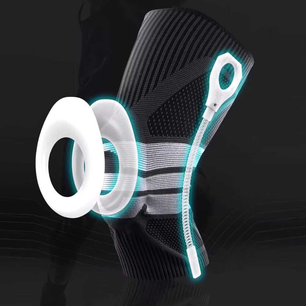 12PCS Plus Size Knee Brace for Women and Men Knee Sleeve with Patella Pad Side Stabilizers Compression Support for Running C251013