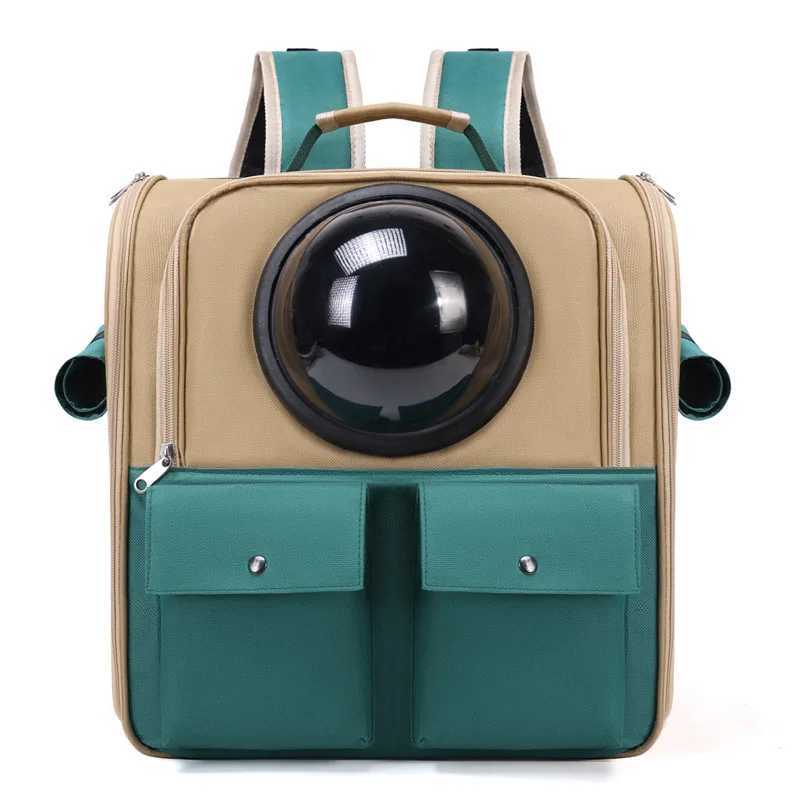 Pet Carrier Expandable Backpack Cat Dog Shoulder Bags with Breathable Mesh Pet Backpack Bag for Hiking Travel Camping Outdoor C251013