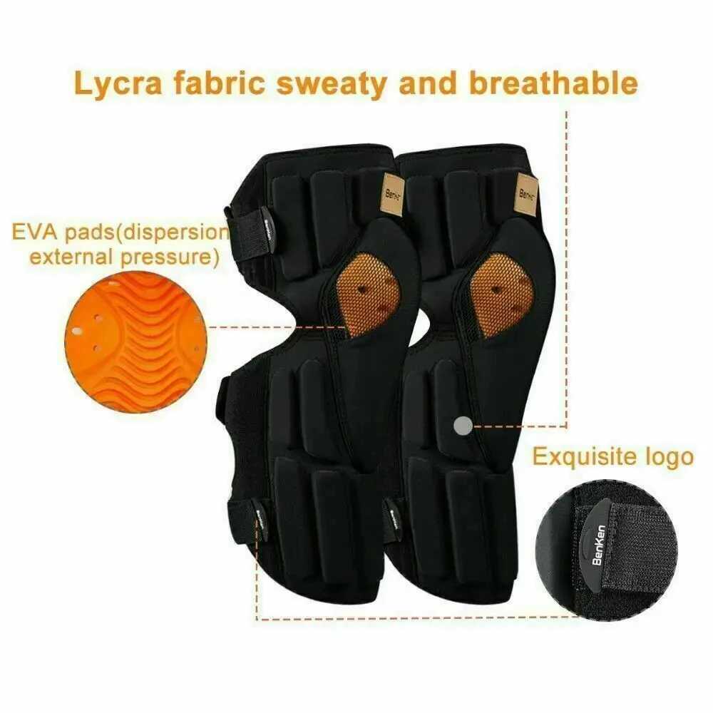 Benken Knee Brace Elbow Pads Kit Cycling Motorcycle Ski rodilleras Shock Absorption for Joint Security Protection Gear C251013